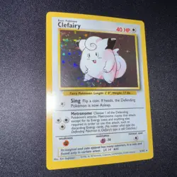 Clefairy 005/102 Pokemon 1999 Base Set Unlimited Holo Nm/m - Image 2