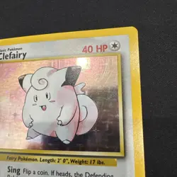 Clefairy 005/102 Pokemon 1999 Base Set Unlimited Holo Nm/m - Image 5
