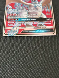 Reshiram GX (Full Art) 65/70 Dragon Majesty Pokemon NM/Mint - Image 3