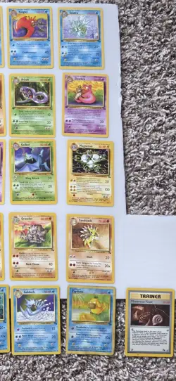 Pokemon Fossil Set Lot 30+ Cards WOTC Vintage Holo Rare 1st Edition Mixed Bundle - Image 5