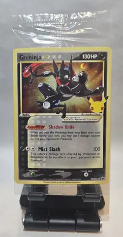 2021 Pokemon Greninja Gold Star Promo SWSH144 Celebrations SEALED NM - Image 2