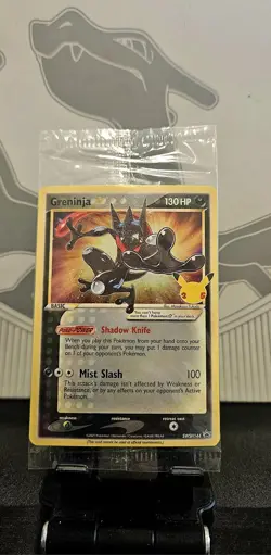 2021 Pokemon Greninja Gold Star Promo SWSH144 Celebrations SEALED NM - Image 4