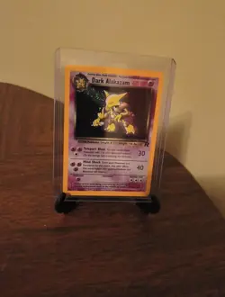 Vintage Pokemon Team Rocket Dark Alakazam 1/82 Holo - Image 1