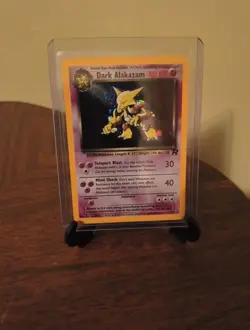 Vintage Pokemon Team Rocket Dark Alakazam 1/82 Holo - Image 2
