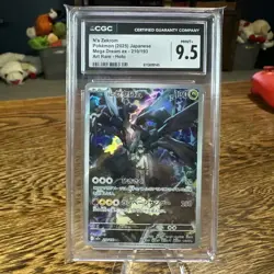 N's Zekrom CGC 9.5 Mega Dream ex 210/193 Art Rare Holo Japanese Pokemon Card - Image 1