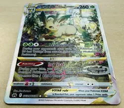 Pokemon TCG Leafeon VSTAR Crown Zenith Holo Ultra Rare GG35/GG70 NM - Image 2