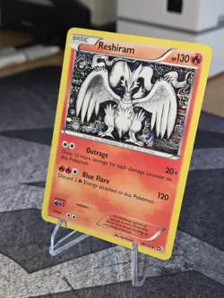 Reshiram 28/113 Legendary Treasures Reverse Holo Rare Pokemon TCG Nm - Image 3