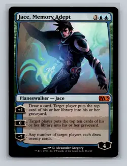 Jace, Memory Adept M13 MTG Magic the Gathering LP - Image 1