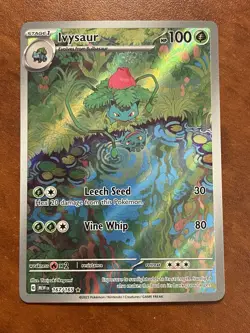 Pokemon-Ivysaur Scarlet & Violet 151-167/165-Full Art Holo-IR-MINT - Image 1
