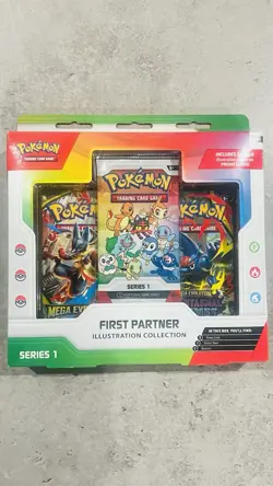 Pokemon TCG First Partner Illustration Collection Series 1 New Sealed - Image 1