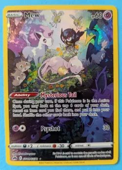 Pokemon: Mew GG10/GG70 Crown Zenith: Galarian Gallery Holo - Image 1