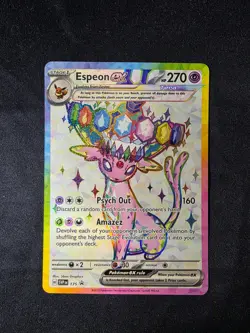 Espeon EX 175 Black Star Promo Prismatic Evolutions Pokemon 2025 - Image 1