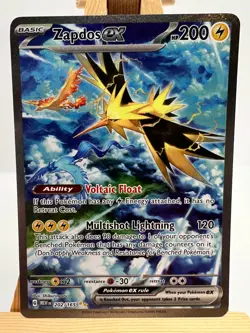 Pokemon TCG - S&V 151 - 202/165 Zapdos ex - Special Illustration Rare - NM/M - Image 1