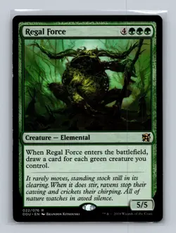 Regal Force #22 (MP) Elves vs Inventors DDU Magic MTG - MP - Image 1