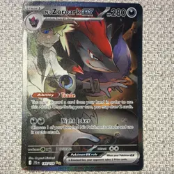 Pokemon TCG N's Zoroark EX Special Illustration Rare Holo 185/159 - Image 1