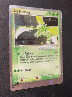 Scyther EX Ruby & Sapphire 102/109 Holo Pokemon 2003 LP - Image 4