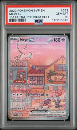 Mew EX 053 Promo Pokemon 151 PSA 10 NEW CERTIFICATE - Image 4