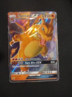 CHARIZARD GX 2019 POKEMON SUN & MOON BLACK STAR PROMO FULL ART - Image 1