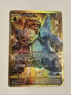 Coalossal (Secret) 198/189 Pokemon SWSH03: Darkness Ablaze Holo Secret Rare NM - Image 1
