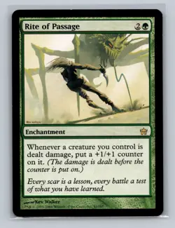 Rite of Passage #91 (LP) Fifth Dawn 5DN Magic MTG LP - Image 1