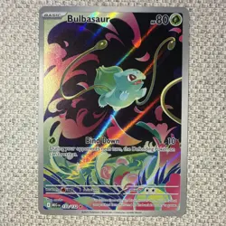 Pokemon TCG Bulbasaur Mega Evolution Illustration Rare Holo 133/132 2025 - Image 1