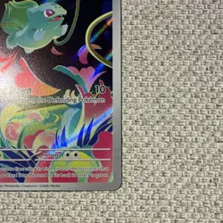 Pokemon TCG Bulbasaur Mega Evolution Illustration Rare Holo 133/132 2025 - Image 4