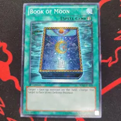 Book of Moon (Mosaic Rare) BP02-EN138 Yu-Gi-Oh 1st Edition LP - Image 1