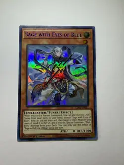 Yugioh - Sage with Eyes of Blue - Ultra (Blue) - 1st - LDS2-EN011 - NM - Image 1