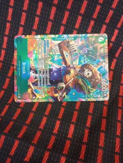One Piece Brook Bandai OP15-032 Super Rare Character Card SR 6000 Power 💥CLEAN - Image 5