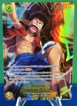 Monkey D. Luffy SEC (OP15-119) - One Piece Adventure on Kami’s Island - NM - Image 1