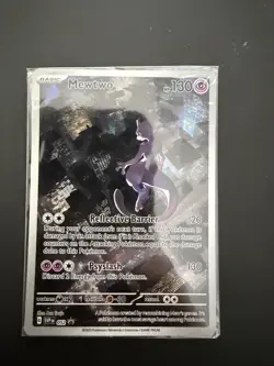 Pokemon Mewtwo TCG SVP052 Black Star Promo Card New Sealed 151 Scarlet Violet - Image 1
