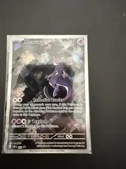 Pokemon Mewtwo TCG SVP052 Black Star Promo Card New Sealed 151 Scarlet Violet - Image 3