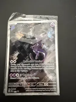 Pokemon Mewtwo TCG SVP052 Black Star Promo Card New Sealed 151 Scarlet Violet - Image 5