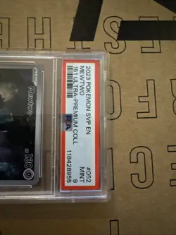 Pokemon TCG Mewtwo Illustration Rare SVP052 151 Black Star Promo Card PSA 9 - Image 3