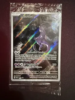 Pokemon Mewtwo TCG SVP052 Black Star Promo Sealed Card - Image 1