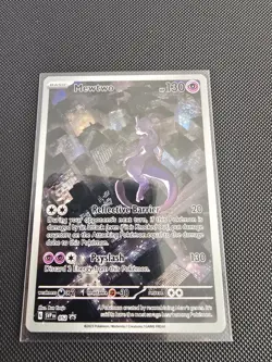 Pokemon Mewtwo TCG Black Star Promo Card SVP052 151 UPC - Image 1