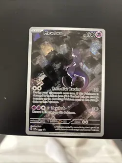 Pokemon Mewtwo TCG 151 SVP052 Black Star Promo Card English - Image 1