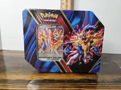 Pokemon TCG Zamazenta V Tin Box 5 Booster Packs Sword & Shield Legends of Galar - Image 1