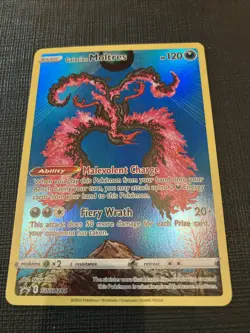 Galarian Moltres SWSH284Sword & Shield Black Star Promo Full Art Pokemon - Image 1