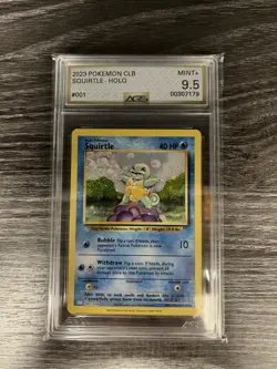 Pokemon Squirtle Holo Classic Collection 2023 CLB 001/034 AGS 9.5 - Image 1