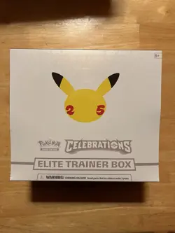 Pokemon TCG Celebrations Elite Trainer Box 25th Anniversary New Torn 820650809439 - Image 1