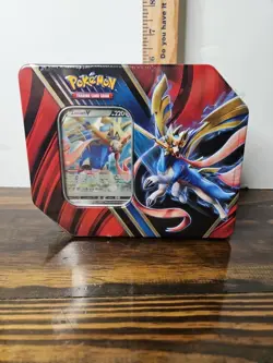 2020 Pokemon TCG Zacian V Legends of Galar W/ Tin Case NEW Sealed Five Packs - Image 1