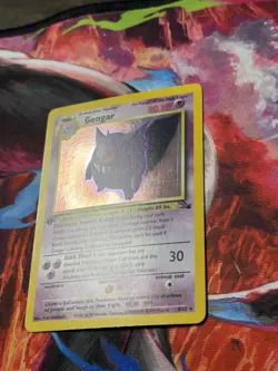 Gengar 5/62 Fossil Holo 1st Edition Pokemon - Image 4