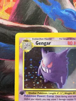 Gengar 5/62 Fossil Holo 1st Edition Pokemon - Image 5