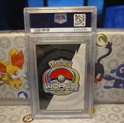 Pokemon Rayquaza & Deoxys Legend Bottom 2011 World Champs. Deck Promo #90 PSA 6 - Image 2