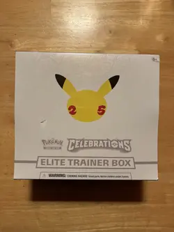 Pokemon Celebrations Elite Trainer Box 25th Anniversary ETB Sealed Small Tear 820650809439 - Image 1