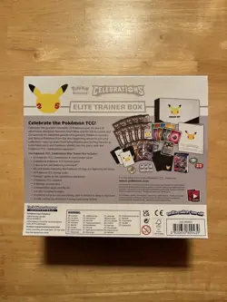 Pokemon Celebrations Elite Trainer Box 25th Anniversary ETB Sealed Small Tear 820650809439 - Image 2
