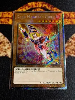 YUGIOH • DARK MAGICIAN GIRL • PLATINUM SECRET RARE • RA03-EN123 • 1st ED • NM - Image 2