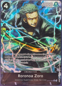 Roronoa Zoro OP10-095 R Alternate Art PRB-02 Premium Booster Vol 2 One Piece TCG - Image 1