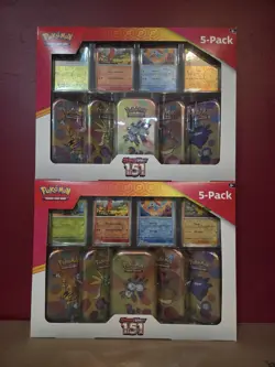 (Lot Of 2) Pokemon 151 Costco Mini Tin Bundle Factory Sealed - Image 1